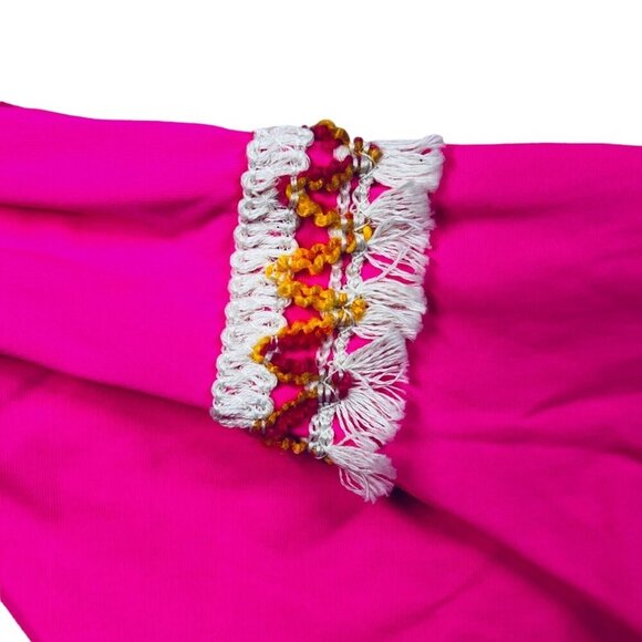 BECCA Swim Bottom‎ Pink Womens Size Small Wayfarer Embellished Hipster NWT - Picture 3 of 7
